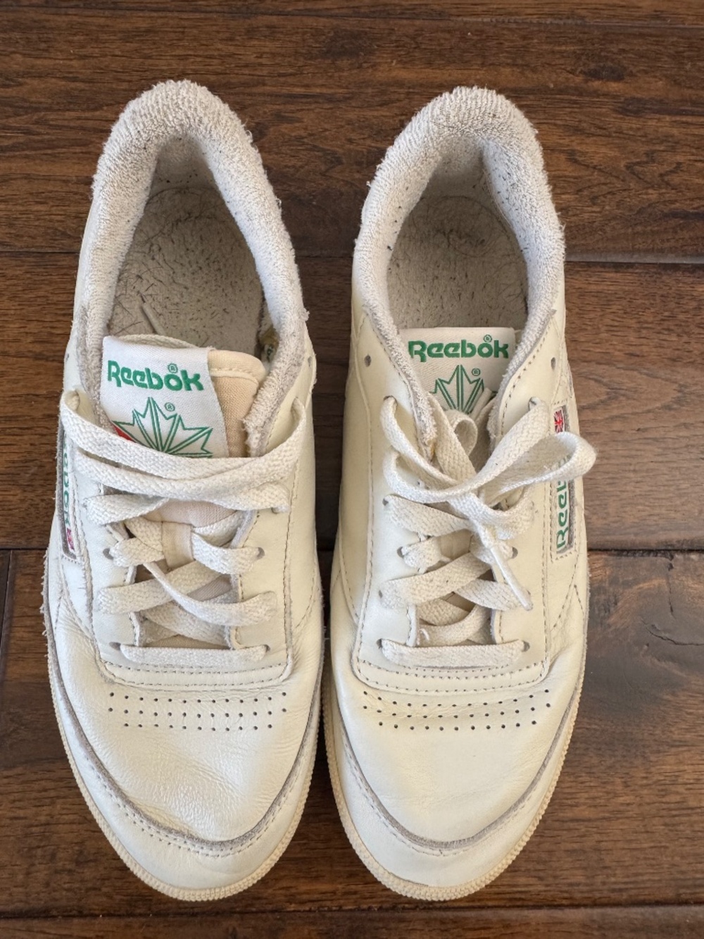 Reebok Classic White Leather Sneakers Size 7.5 USA / 5 UK / 38 EUR - Picture 3 of 8
